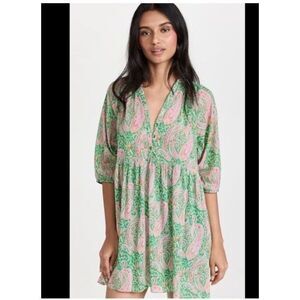 BA&SH Odeon Dress green women's size large